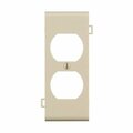 Ezgeneration 1 Gang Light Almond Duplex Center Panel Sectional Wall Plate EZ752247